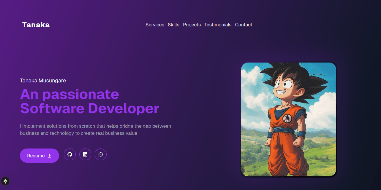 My Portfolio Website Image